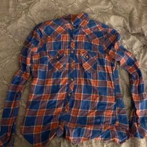 Plaid Hollister button up